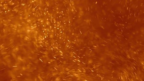 Busy Red Bokeh Particles Swirling