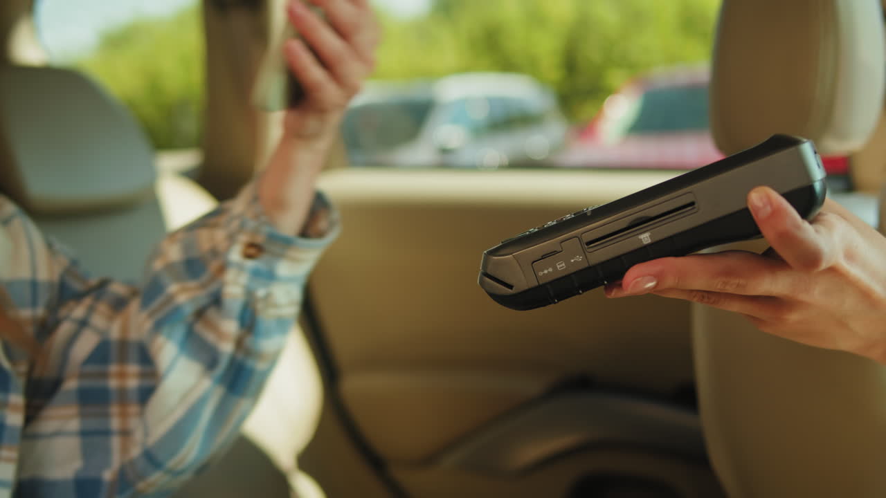 pago móvil en un coche