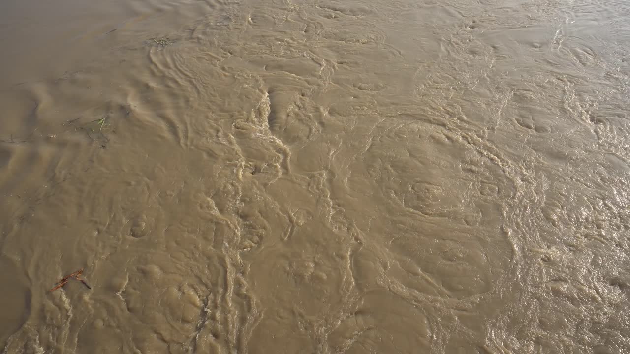 The river water is above danger level