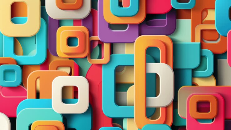 geometric background wallpaper made with AI