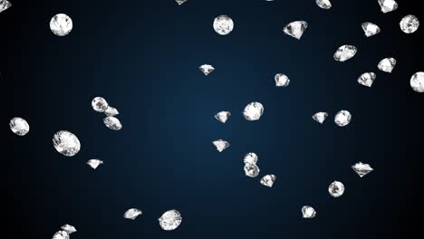 Falling Diamonds on Different Backgrounds