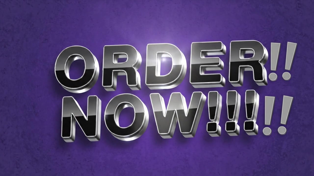 Bestel nu promotionele tekstanimatie met moderne 3D-letters en commerciële stijl