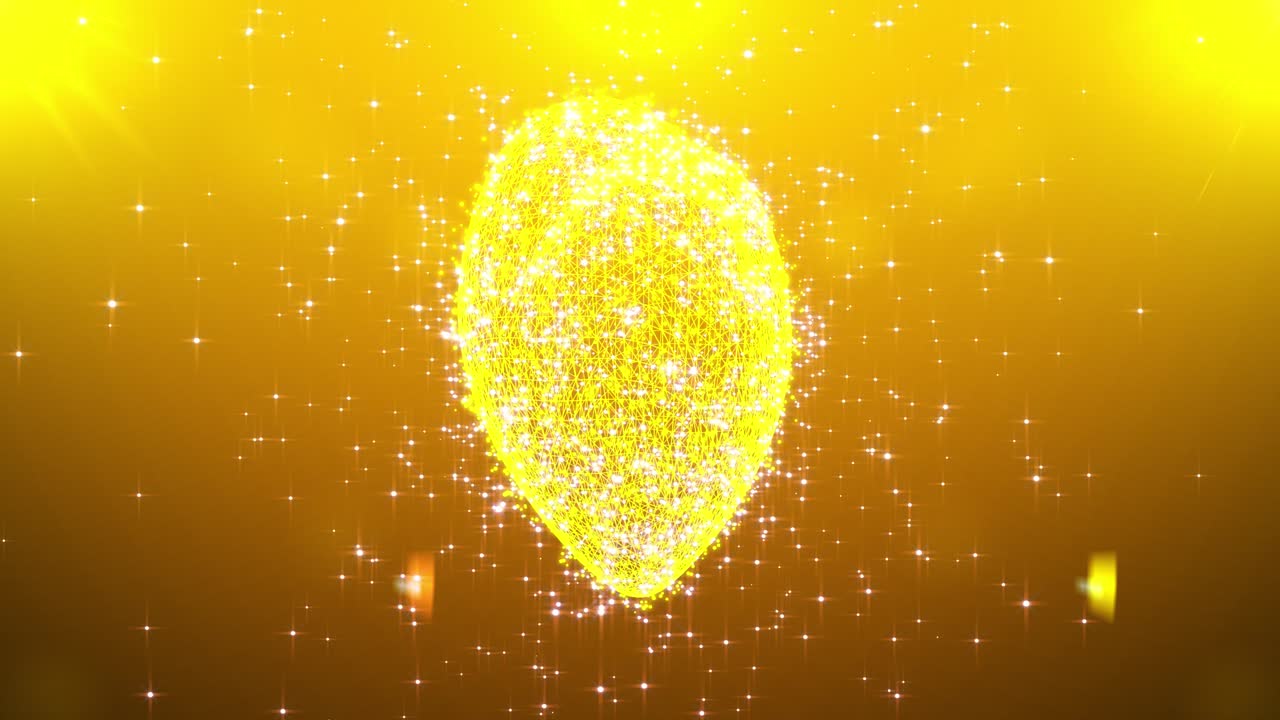 입자로 만든 3d 심장