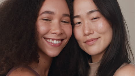 Beauty,-skin-and-portrait-of-women-friends