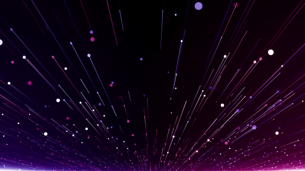 partículas rosa violeta evento juego tráiler títulos escenario de concierto cinematográfico bucle de fondo