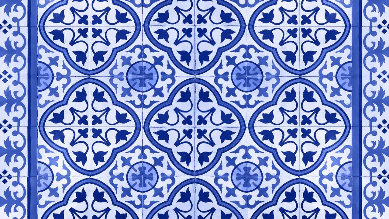 Beautiful mosaic floor pattern, Backgrounds