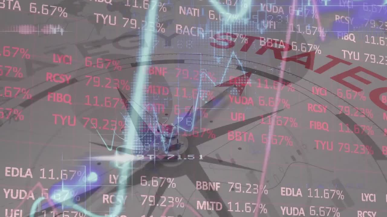 컴퍼스를 통한 금융 데이터 처리 애니메이션