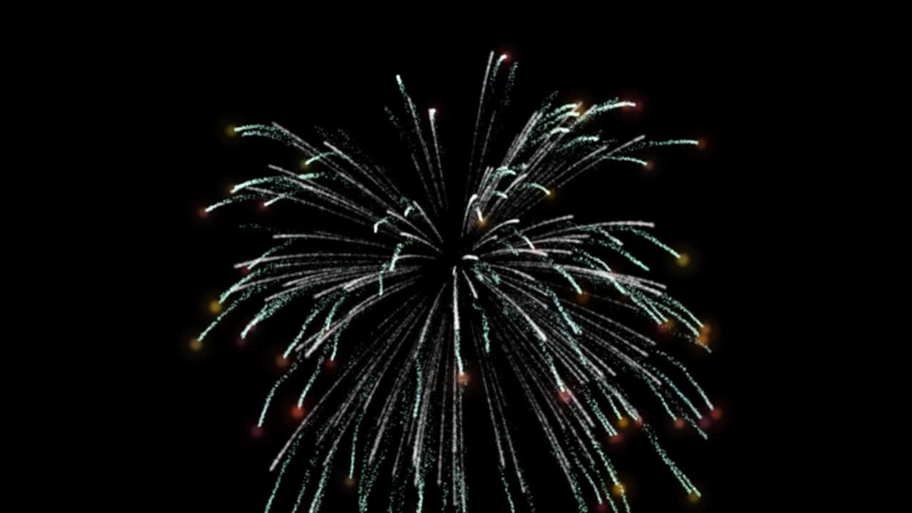 Colorful Fireworks Display