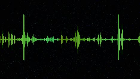 4k 3d music equalizer audio waves or sound frequency in lines science analysi waveform audio