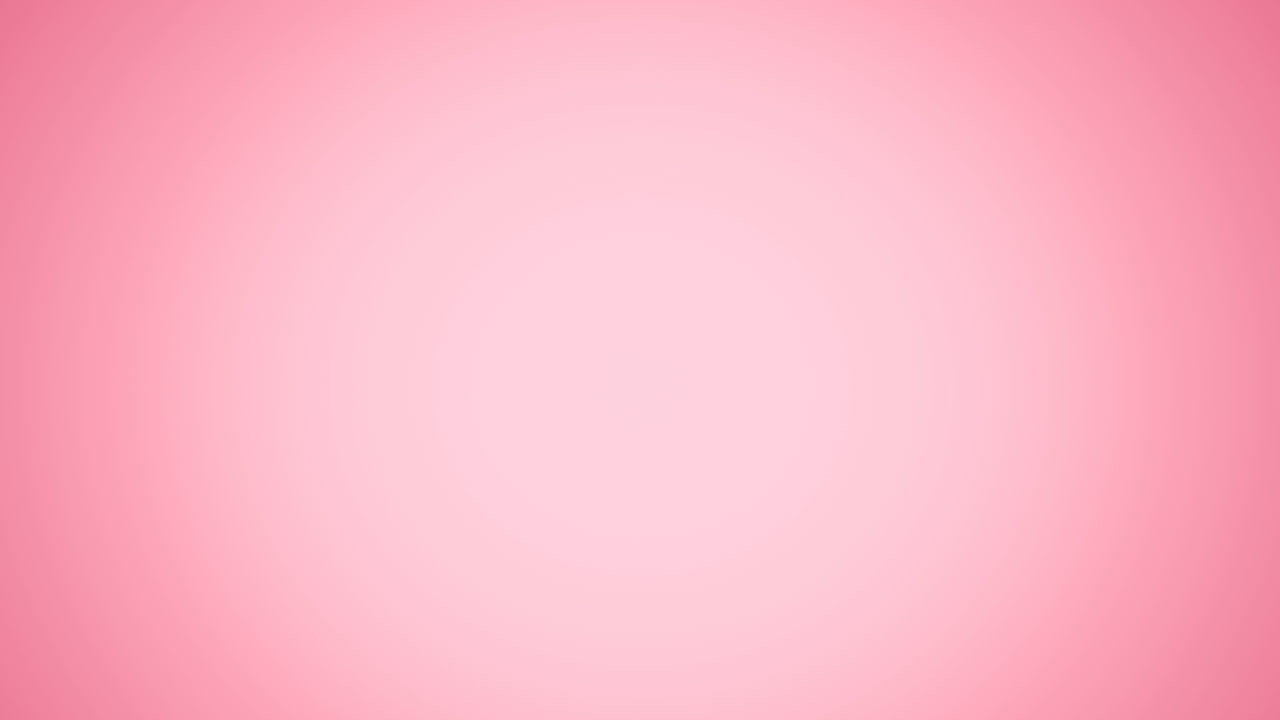 핑크색 리본 로고와 핑크색 배경에 나타나는 유방암 텍스트의 애니메이션