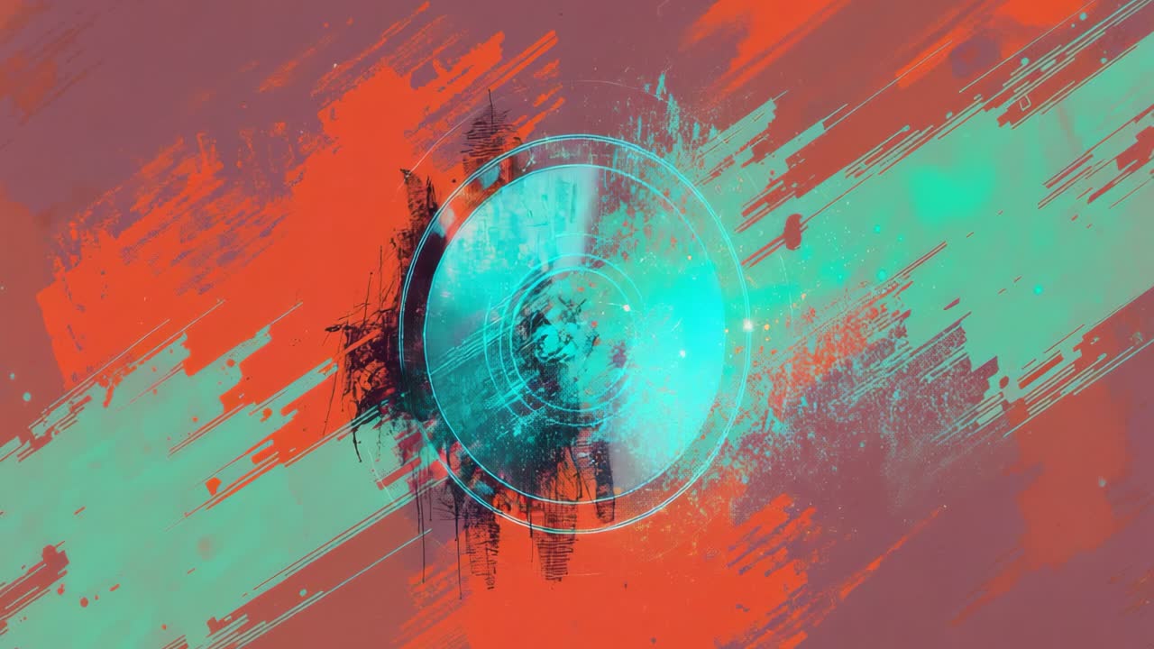 추상적인 디지털 예술