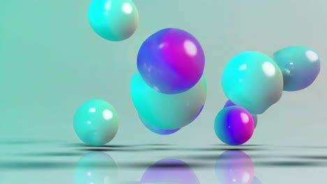bolas abstractas de colores