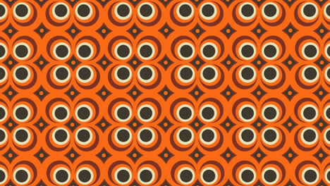 Motion Graphic of Geometric groovy pattern