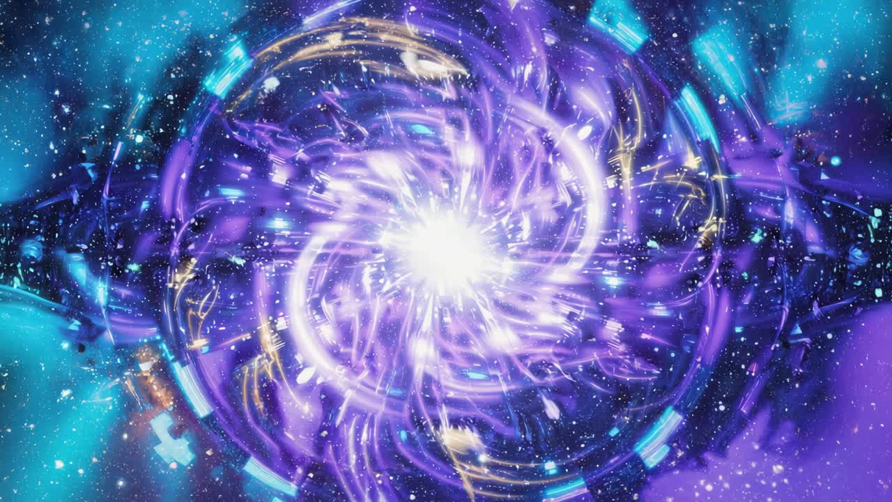 추상적인 우주 소용돌이