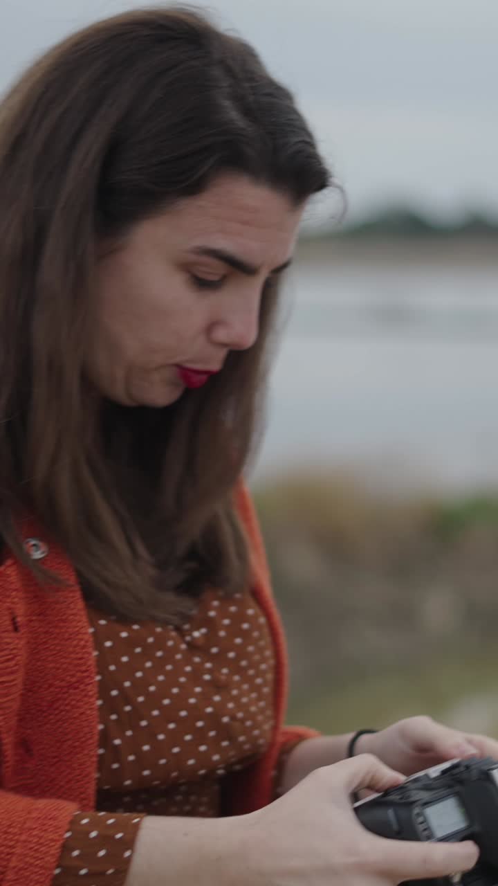 Women photographing outdoors