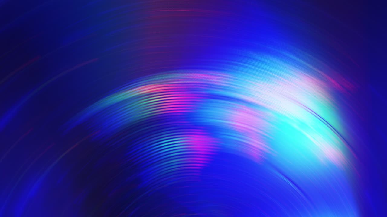 Blue Abstract Background Shape Slowly Moving Transforming.