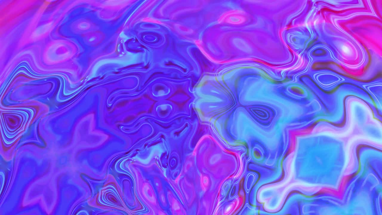 fondo de animación líquida de color agua azul y rosa abstracto. animación ondulada de color agua ondulada.