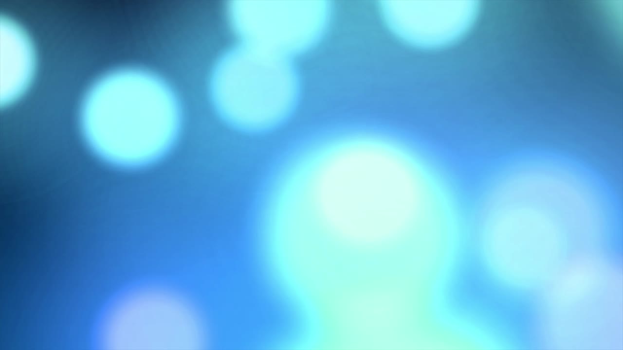 4k 영상 애니메이션에서 불빛 유출의 초점을 분해한 서클 보케 조명 배경.
