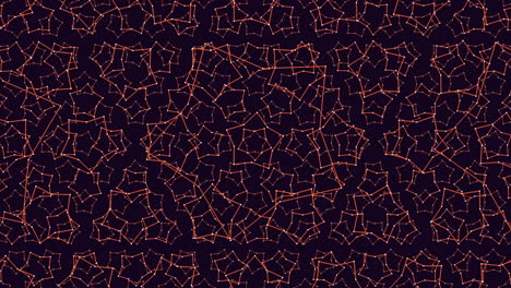 neon seamless geometric stars pattern on dark gradient