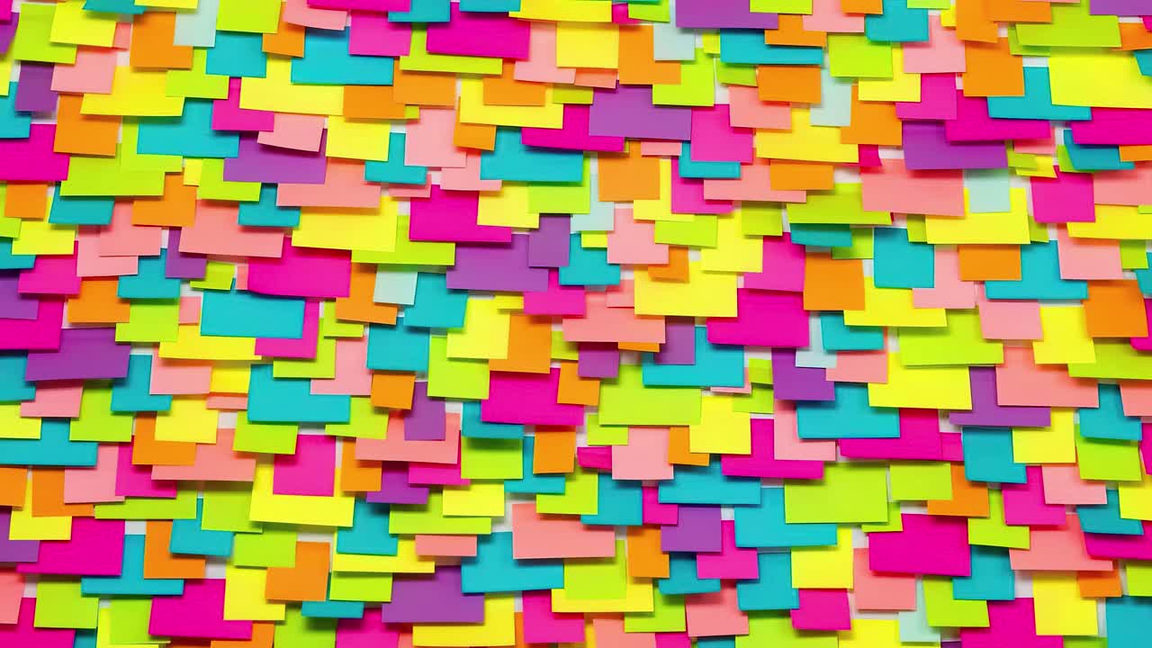 Colorful Post it Notes Background