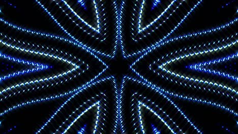 luz abstracta brillante que gobierna el color completo, caleidoscopio, fondo negro
