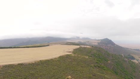 A-drone-shot-of-Cederberg,-an-area-in-Cape-Town