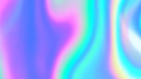 loop of iridescent holographic texture with gradient neon and pastel colors