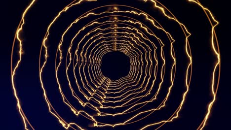 animación de túnel de círculo 3d gráficos de movimiento
