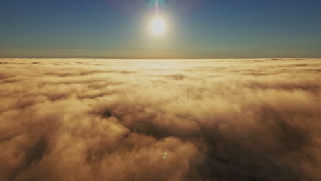 an aerial view of the sun and clouds over south carolina.