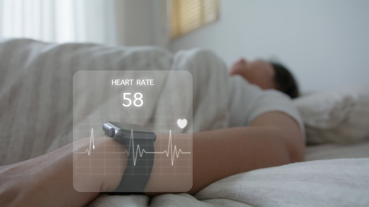 웨어러블 건강 모니터, 수면 추적, 건강 관리, 스마트 워치 기술