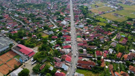 Aerial-drone-footage-of-a-Romanian-city-–-Târgu-Jiu