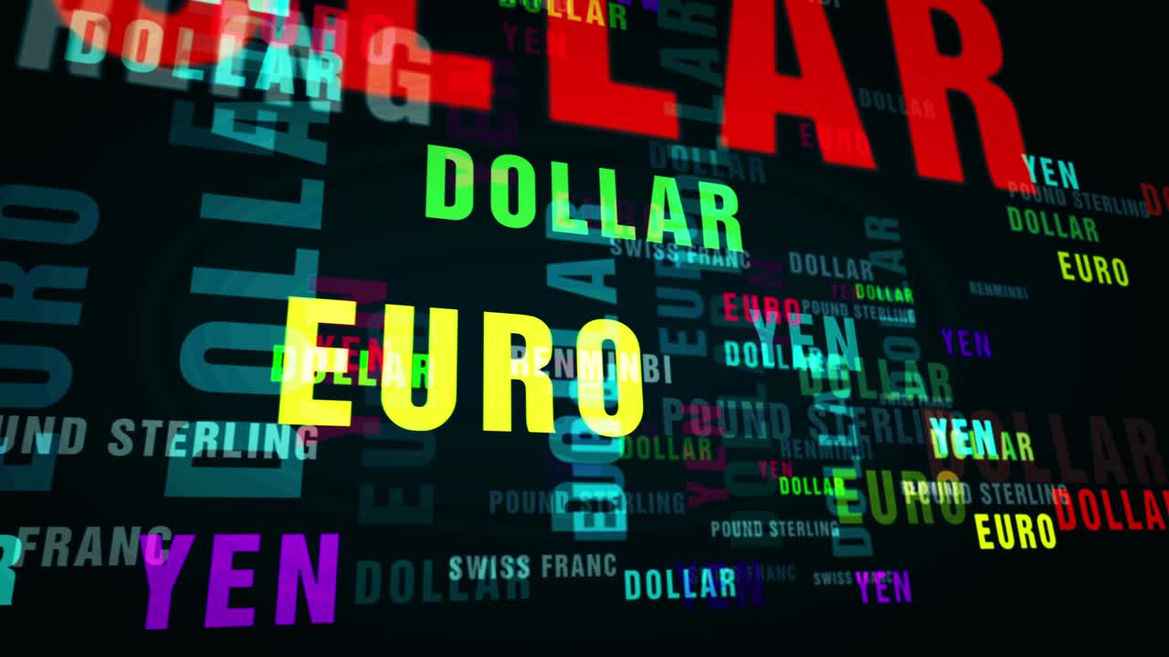 달러, 유로, 엔 문자 루프 추상 개념