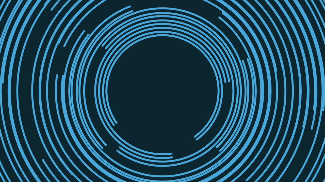 las líneas rojas y negras en espiral forman un patrón circular artístico