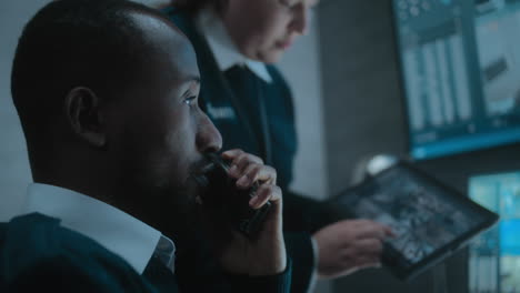 security guards monitoring systems