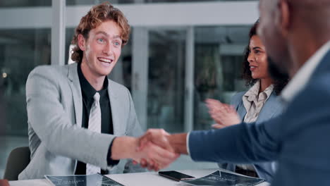 successful business handshake