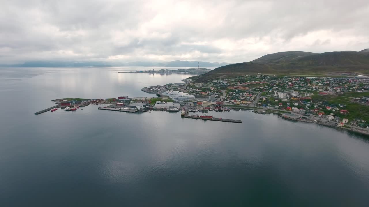 ciudad de hammerfest, finnmark, noruega
