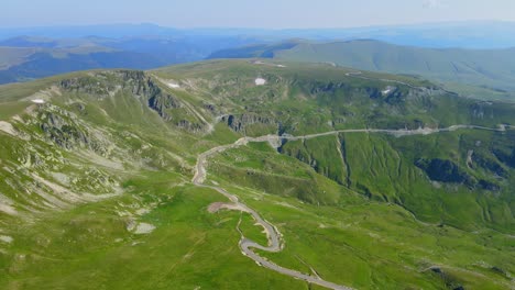 Aerial-drone-footage-of-a-Romanian-mountain-road-–-Transalpina