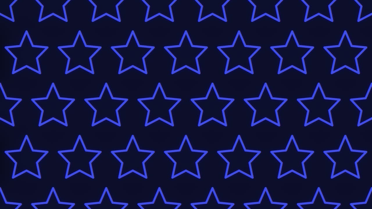 noche estrellada azul patrón de estrellas en negro