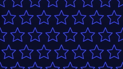 starry night blue star pattern on black