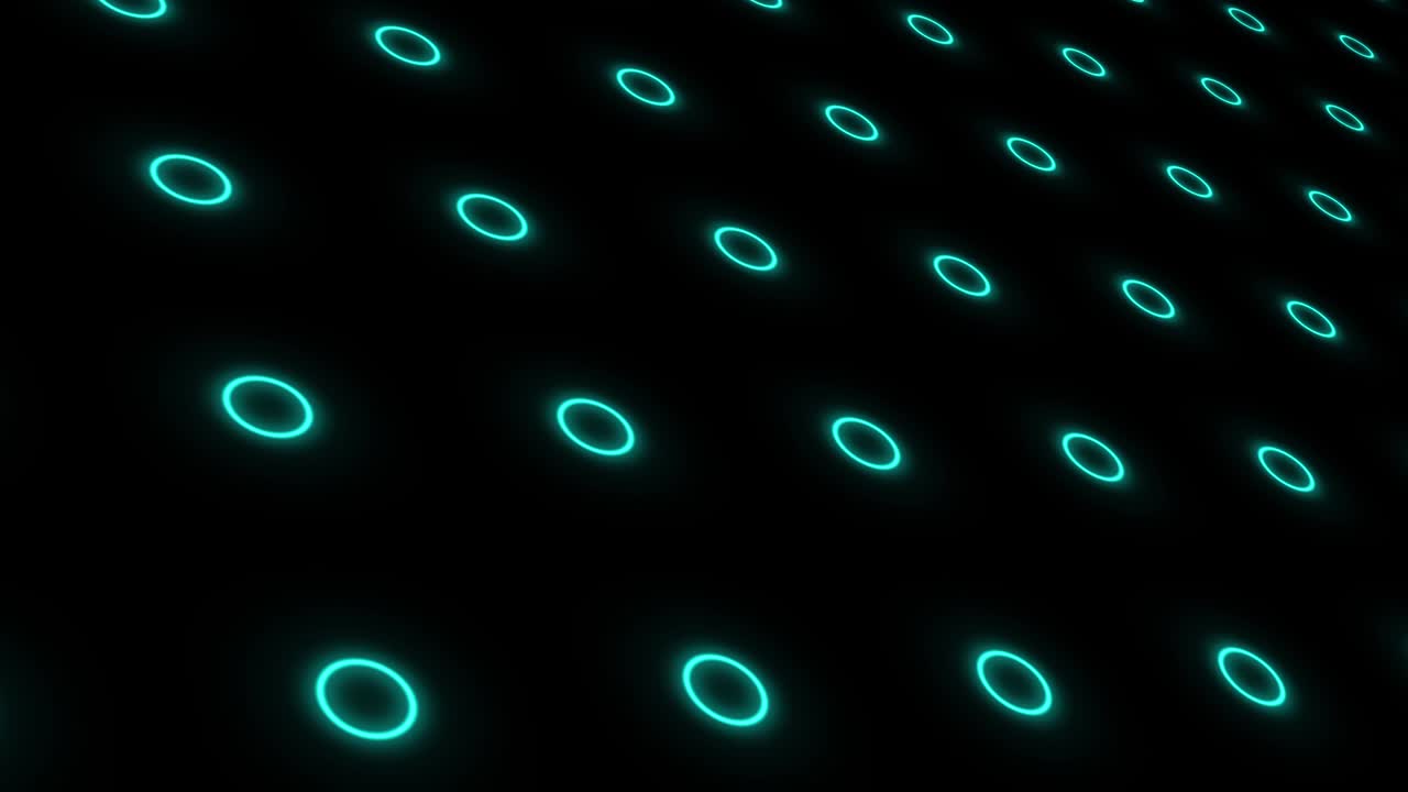 fondo animado dinámico con círculos azules pulsantes, animación en bucle, animación realista en bucle.