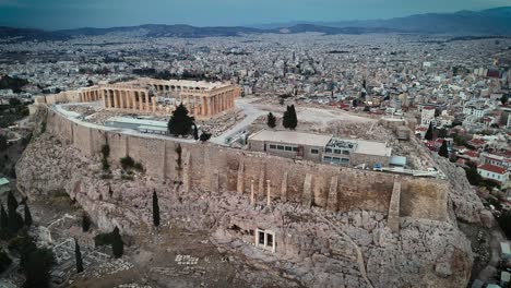the parthenon, a prominent temple on the acropolis in athens, was built in the 5th century bc as a dedicated temple to the goddess athena.