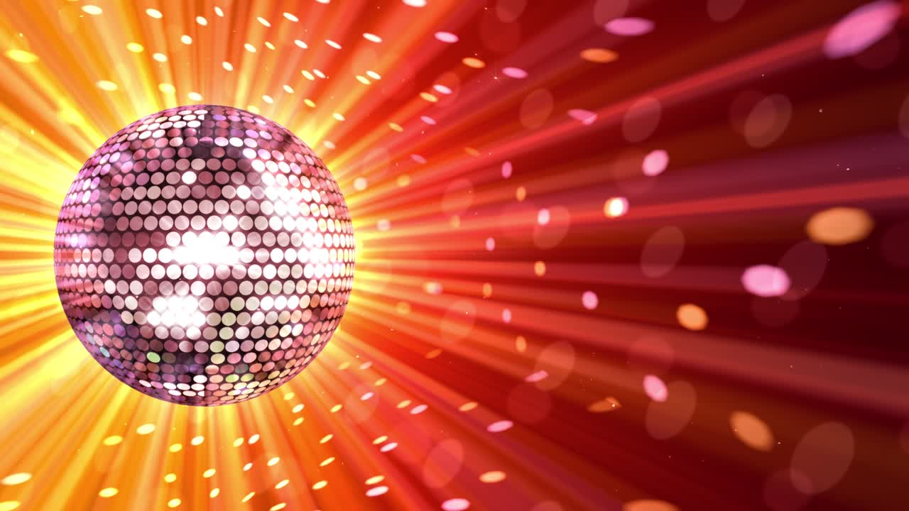 Mirror Ball Disco Lights Club Dance Party Glitter Sfondi