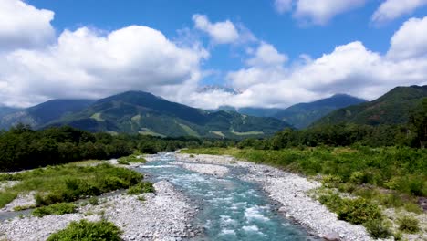 Die-Luftaufnahme-Von-Hakuba