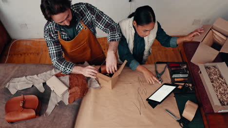 manufacturing, leather workshop