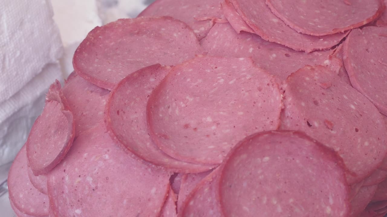 Sliced Pink Meat