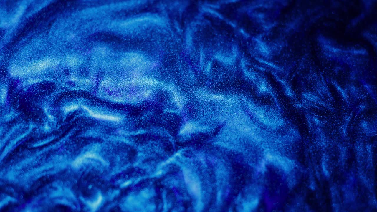 Abstract Blue Liquid Art