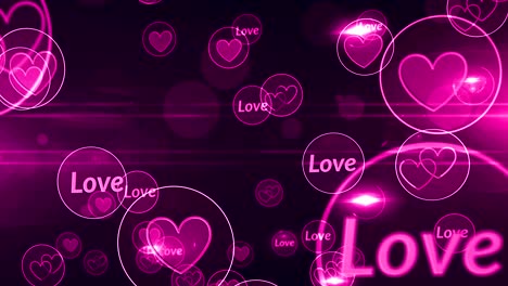 cyber love symbols loop