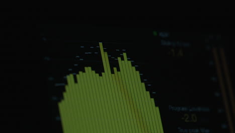 audio spectrum analyzer display