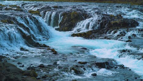 scenic midfoss waterfalls iceland