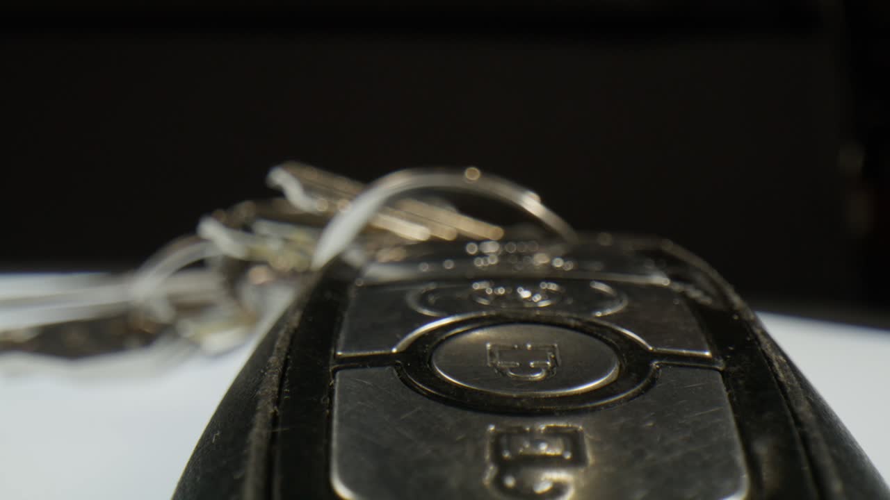 Ford F 150 key fob macro video close up video moving.
